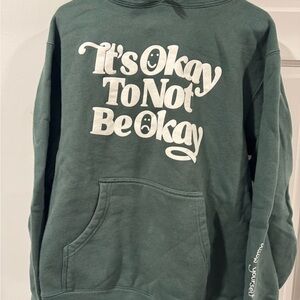 Inspirational Forest Green Hoodie